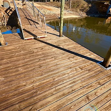 Dock-Staining-Project-in-Leesville-SC-Before-After-Photos 4