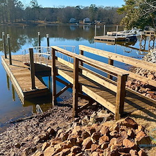 Dock-Staining-Project-in-Leesville-SC-Before-After-Photos 8