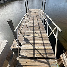 Dock-Staining-Project-in-Leesville-SC-Before-After-Photos 0